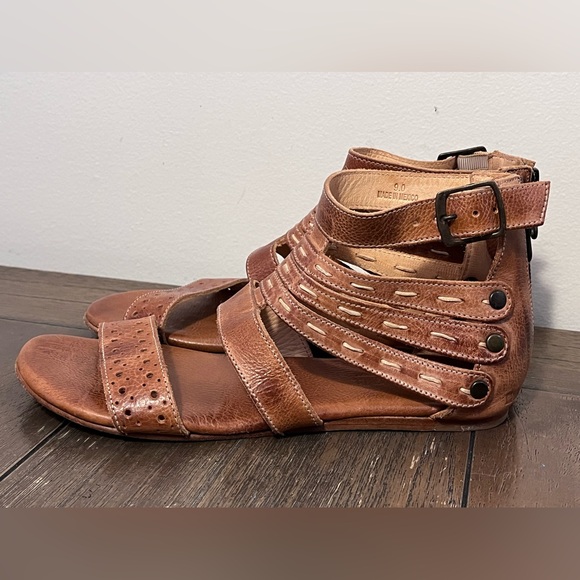 Bed Stu Brown Leather Sandals - Picture 6 of 8